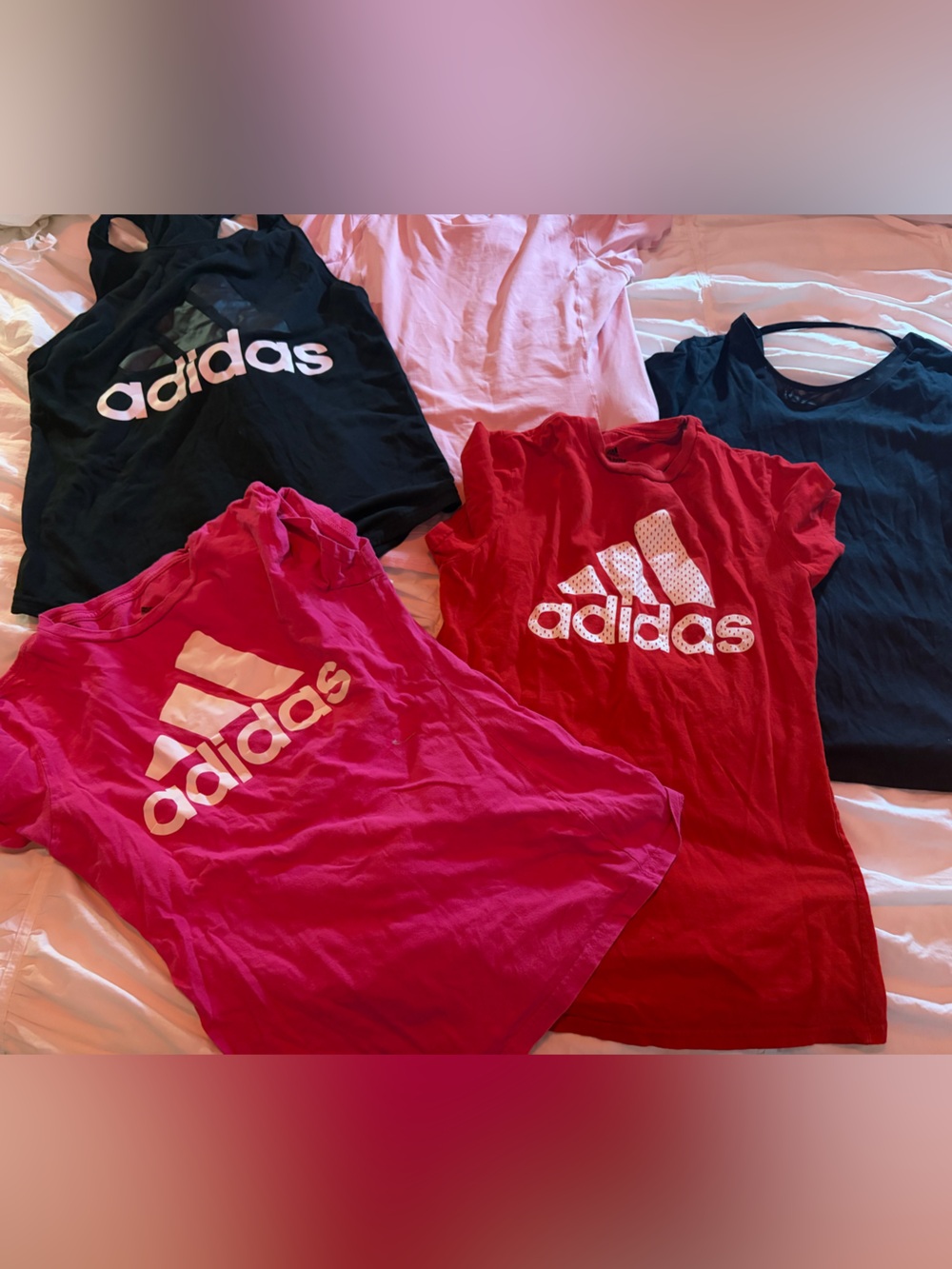 5 pieces adidas woman’s activewear lot- size small